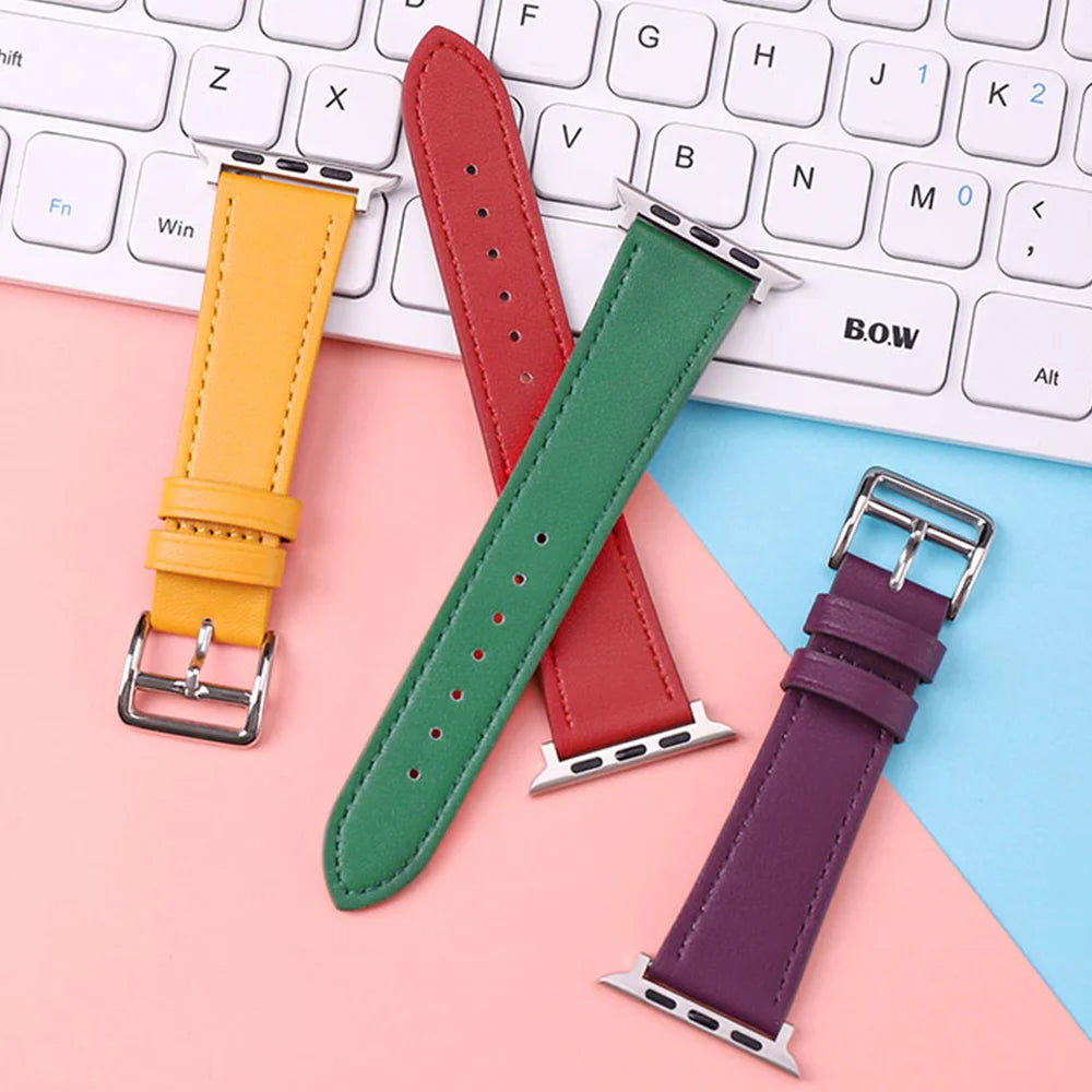 Leather Watch Straps for Apple Watch